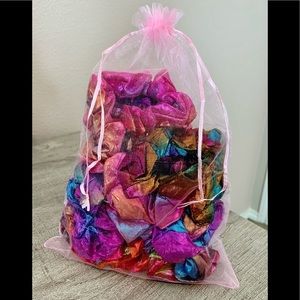20 Pack UNUSED Colorful Hair Scrunchies